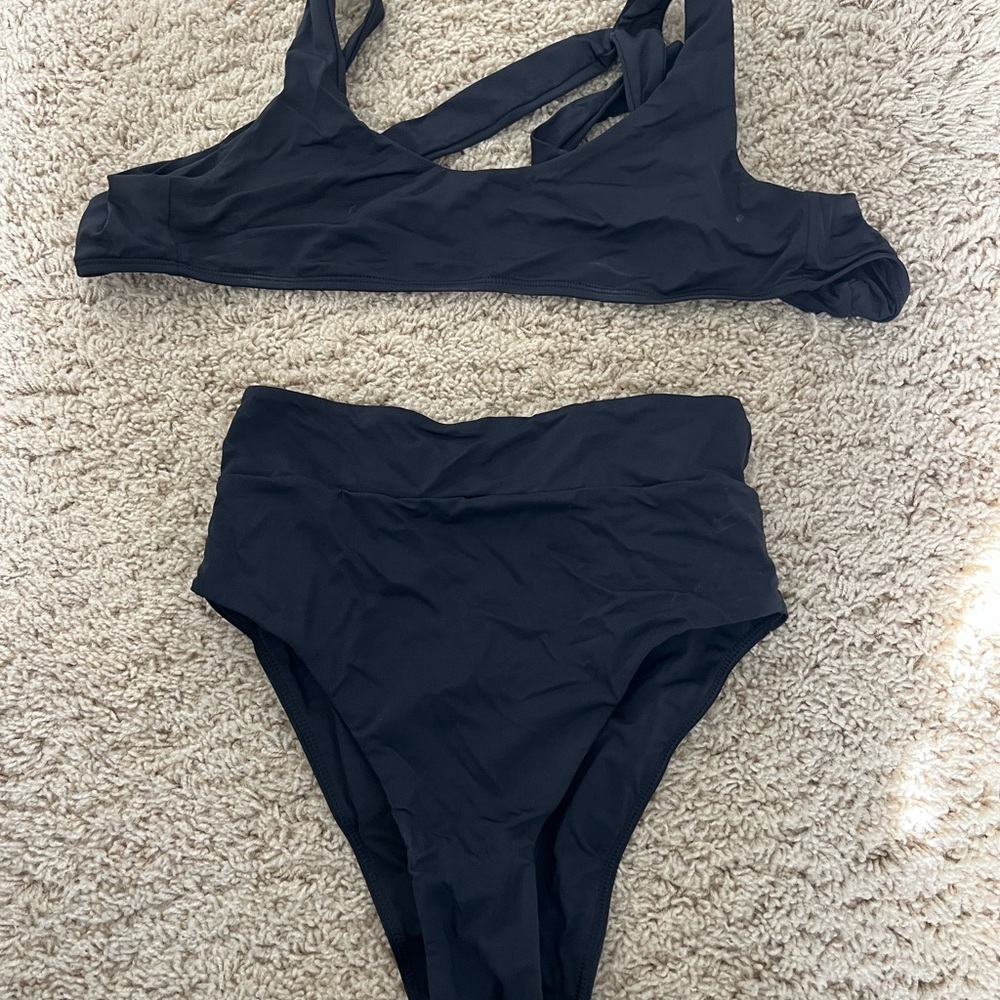 Monday Swimwear | Cabo San Lucas & Sorrento Black Bikini Set